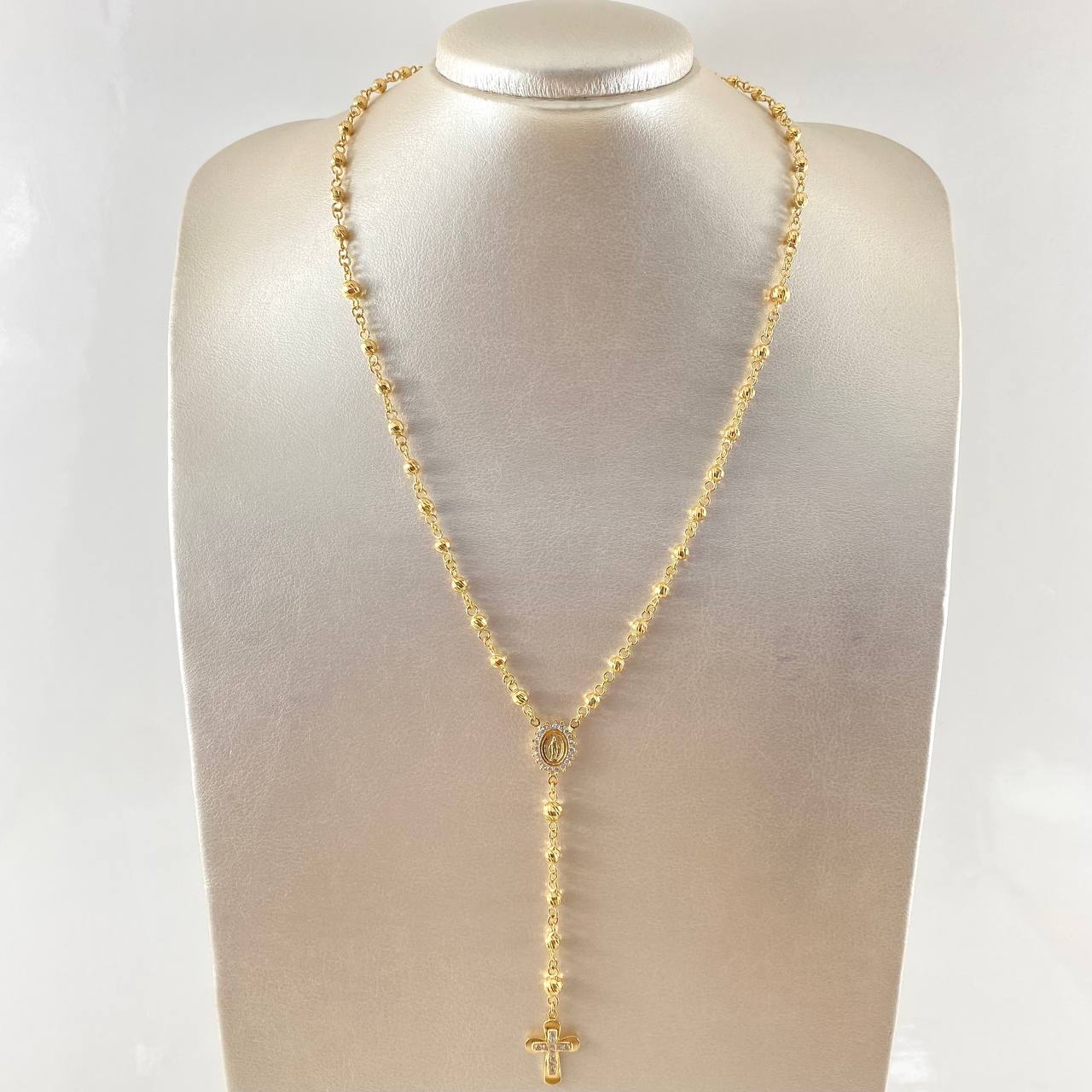 Rosario Virgen Milagrosa 17.75gr / 60cm / Oro Amarillo 18K © Rosario Virgen Milagrosa 17.75gr / 60cm / Oro Amarillo 18K ©