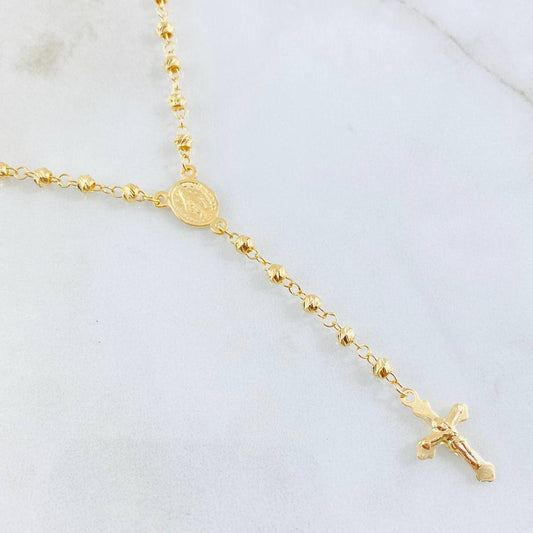 Rosario Virgen Milagrosa 6.85gr / 50cm / Oro Amarillo 18K ©