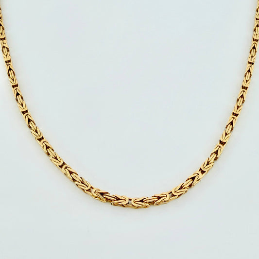 Cadena Peruana 9.1gr / 50cm / 2.3mm Oro Amarillo +3 18K ©