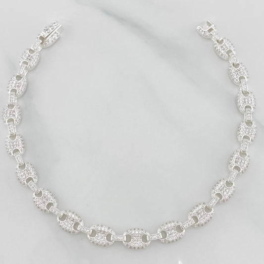 Pulso Gc 12.35g / 18cm / 6.06mm Plata 925