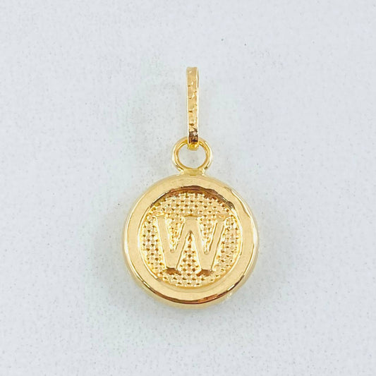 Dije Letra W 0.6gr / 1.9cm / Oro Amarillo 18K