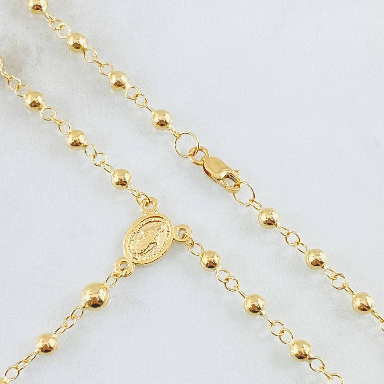 Rosario Virgen Milagrosa 6.65gr / 55cm / Oro Amarillo 18K © Rosario Virgen Milagrosa 6.65gr / 55cm / Oro Amarillo 18K ©