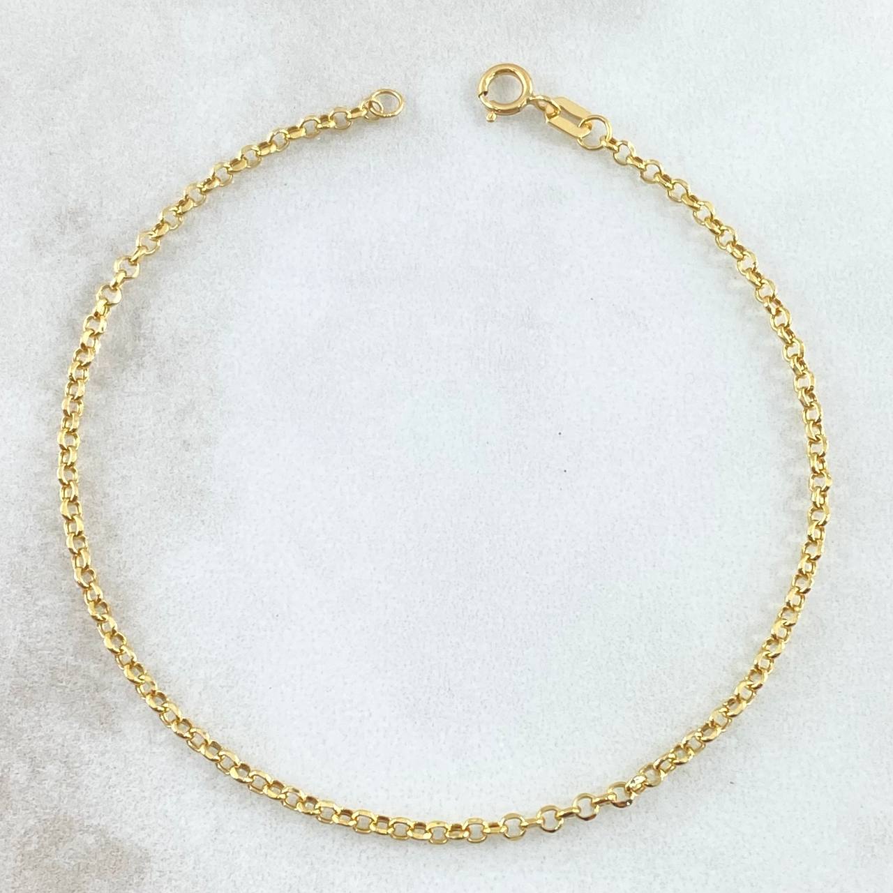 Pulso Roll-On 1.6gr / 19cm / 2.3mm Oro Amarillo +3 18K Pulso Roll-On 1.6gr / 19cm / 2.3mm Oro Amarillo +3 18K