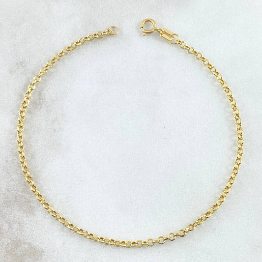 Pulso Roll-On 1.6gr / 19cm / 2.3mm Oro Amarillo +3 18K