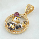 Dije Circulo Pato Inspirado 8.5gr / 4cm / Oro 18K Dije Circulo Pato Inspirado 8.5gr / 4cm / Oro 18K