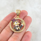 Dije Circulo Pato Inspirado 8.5gr / 4cm / Oro 18K Dije Circulo Pato Inspirado 8.5gr / 4cm / Oro 18K