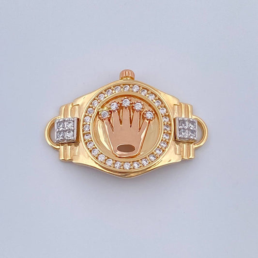 Herraje Corona RX 5.45gr / 1.9cm-Tres Oros 18K $