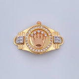 Herraje Corona RX 5.45gr / 1.9cm-Tres Oros 18K $ Herraje Corona RX 5.45gr / 1.9cm-Tres Oros 18K $