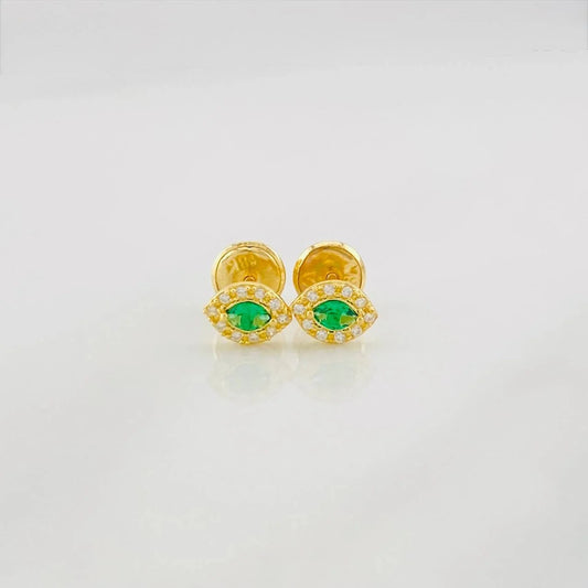 Topos Ojo 0.7g / 4.6mm Oro Amarillo 18K