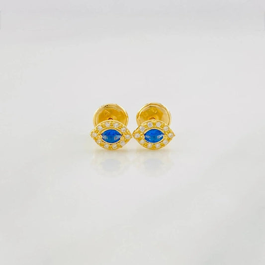 Topos Ojo 0.7g / 4.6mm Oro Amarillo 18K