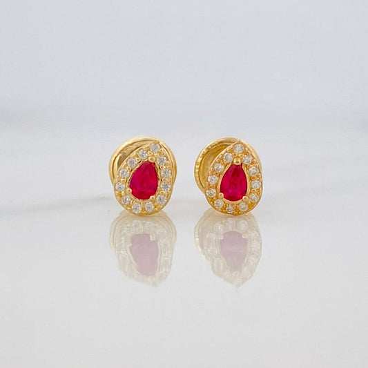 Topos Halo Gota 0.65g / 5.3mm Oro Amarillo 18K