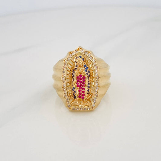 Anillo Virgen Guadalupe 12.15g / T11 1/4 Oro Amarillo 18K