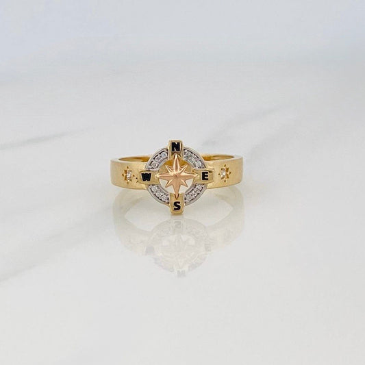Anillo Estrella Cardinal 5.25g / T11 Tres Oros 18K