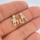 Herraje Familia 1.9gr / 2.5cm / Oro Amarillo 18K $ Herraje Familia 1.9gr / 2.5cm / Oro Amarillo 18K $