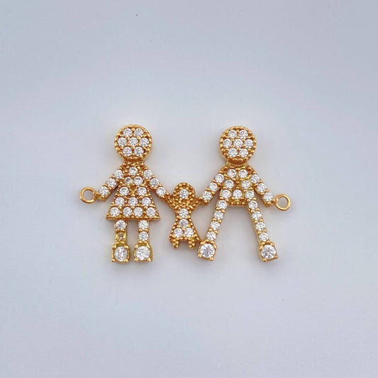Herraje Familia 1.75gr / 2.2cm / Oro Amarillo 18K $
