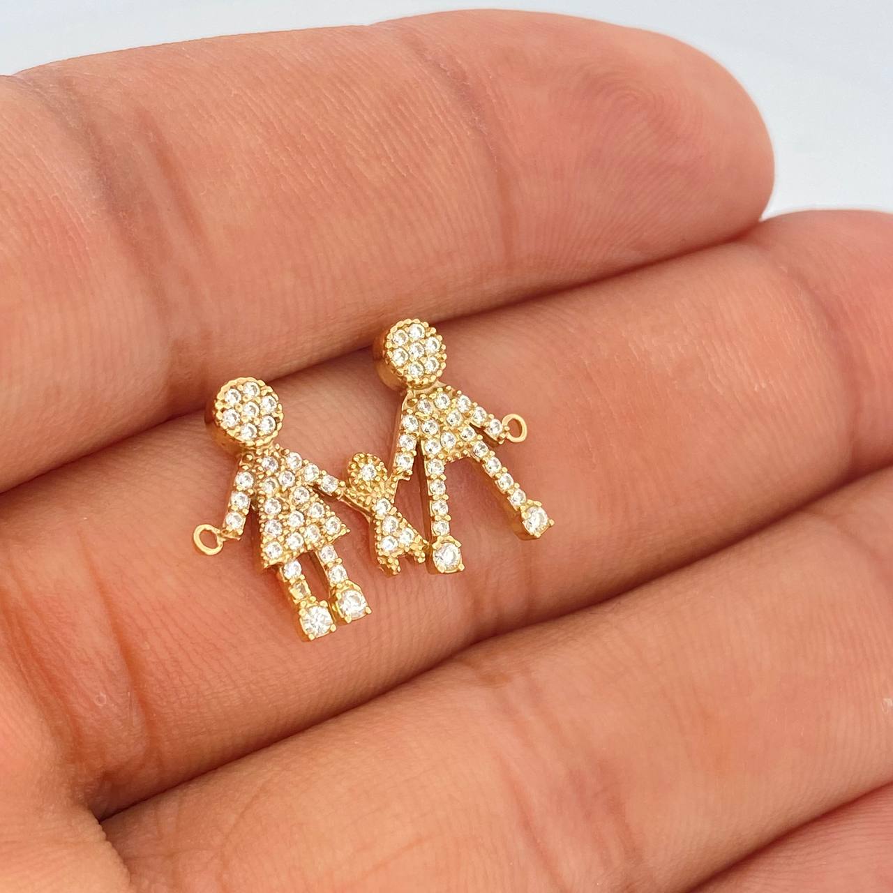 Herraje Familia 1.75gr / 2.2cm / Oro Amarillo 18K $ Herraje Familia 1.75gr / 2.2cm / Oro Amarillo 18K $