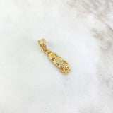 Dije Virgen Guadalupe 2.95gr / 3.2cm / Circones Blancos Oro Amarillo © Dije Virgen Guadalupe 2.95gr / 3.2cm / Circones Blancos Oro Amarillo ©