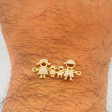 Herraje Familia 2gr / 2.7cm / Oro Amarillo 18K $ Herraje Familia 2gr / 2.7cm / Oro Amarillo 18K $