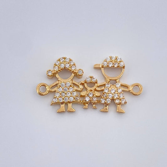 Herraje Familia 1.65gr / 2.3cm / Oro Amarillo 18K $