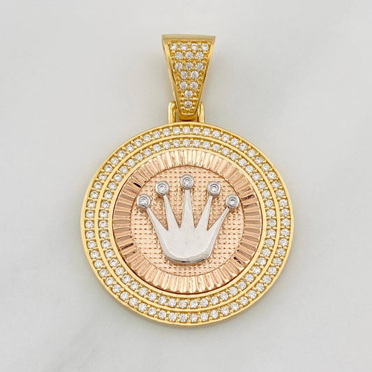 Dije Corona 6.95g / 3.05cm Tres Oros 18K