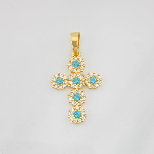 Dije Cruz Tupida 1.35g / 2.6cm Oro Amarillo 18K