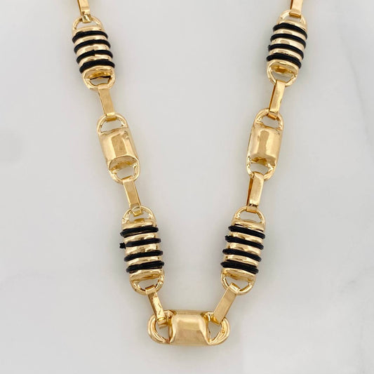 Cadena Rustica Barril 19.9g / 65cm / 5.4mm Oro Amarillo 18K