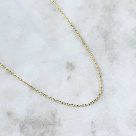 Cadena Espiga 1.7gr / 45cm / 1.2mm Oro Amarillo +3 18K ©