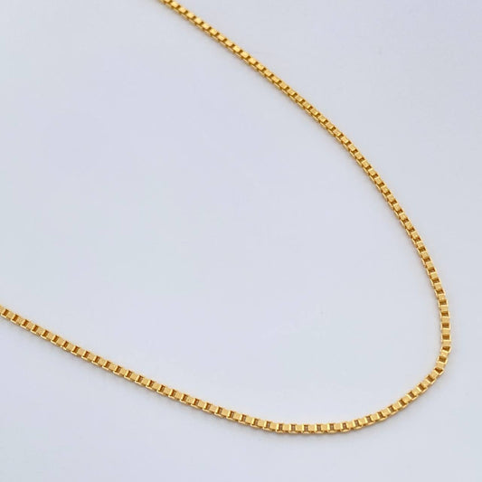 Cadena Veneciana 1.5gr / 40cm / Oro Amarillo +3 18K +