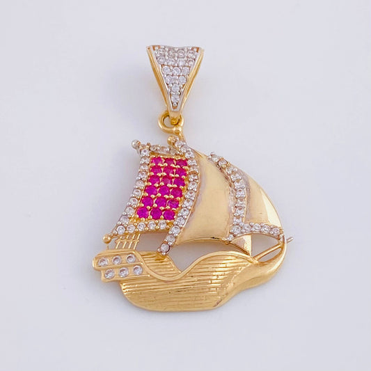 Dije Barco 3.7g / 3.3cm Oro Amarillo 18K