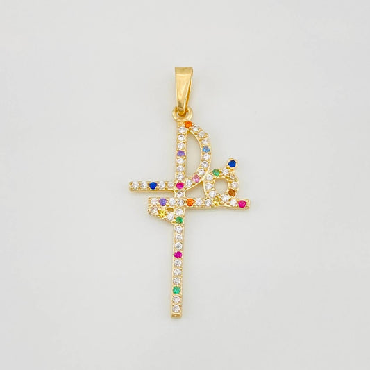 Dije Cruz Fé 1.4g / 3.5cm Oro Amarillo 18K