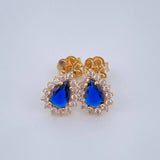 Topos Halo Gota 1.75gr / Oro Amarillo 18K & Topos Halo Gota 1.75gr / Oro Amarillo 18K &