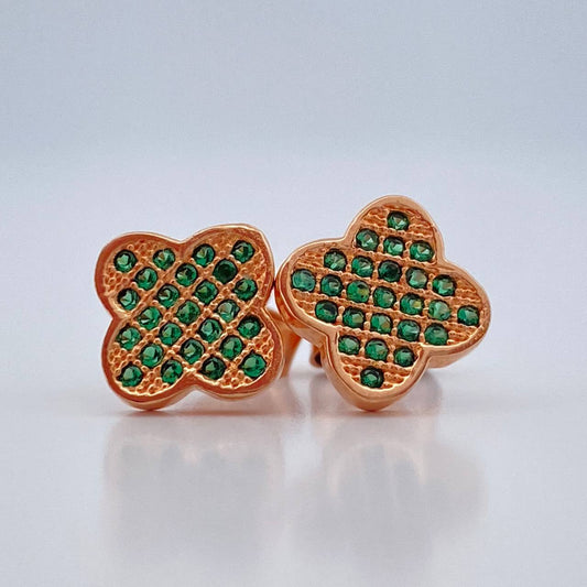 Topos Trebol 2.1gr / Oro Rosa 18K &