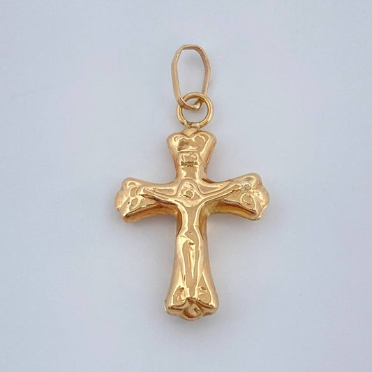 Dije Cruz Cristo 0.85gr / 2.5cm / Oro Amarillo 18K %