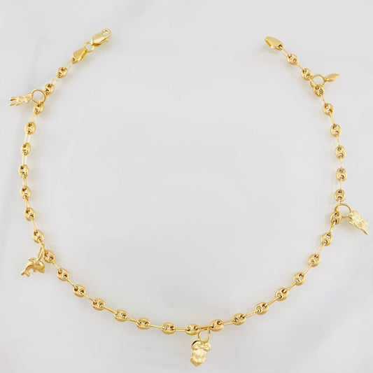 Tobillera GC 4.2g / 26cm / 3.25mm Oro Amarillo 18K