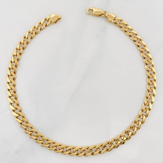 Pulso Cubano 5.7g / 22cm / 5mm Oro Amarillo 18K