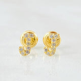 Topos Letra J 0.65gr / Oro Amarillo 18K Topos Letra J 0.65gr / Oro Amarillo 18K