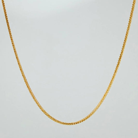 Cadena Franco 1.5gr / 45cm / 0.94mm Oro Amarillo +3 18K $