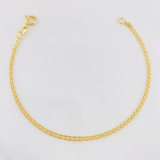 Pulso Chino 1.95g / 18cm / 2.2mm Oro Amarillo 18K