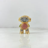 Dije Astronauta Articulado 10gr / 2.7cm / Circones de Colores Oro Amarillo Dije Astronauta Articulado 10gr / 2.7cm / Circones de Colores Oro Amarillo