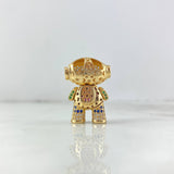 Dije Astronauta Articulado 10gr / 2.7cm / Circones de Colores Oro Amarillo Dije Astronauta Articulado 10gr / 2.7cm / Circones de Colores Oro Amarillo