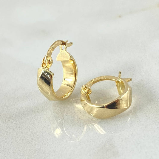Candongas Susi Diagonal 1.1gr / 1.2cm / Oro 18K *