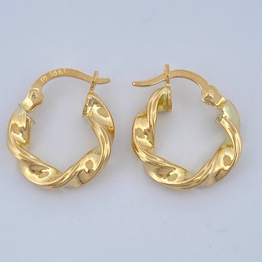 Candongas Asby 1.45gr / 1.7cm / Oro Amarillo 18K $