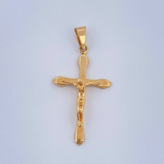 Dije Cruz Cristo 2.35gr / 4cm / Oro Amarillo 18K $