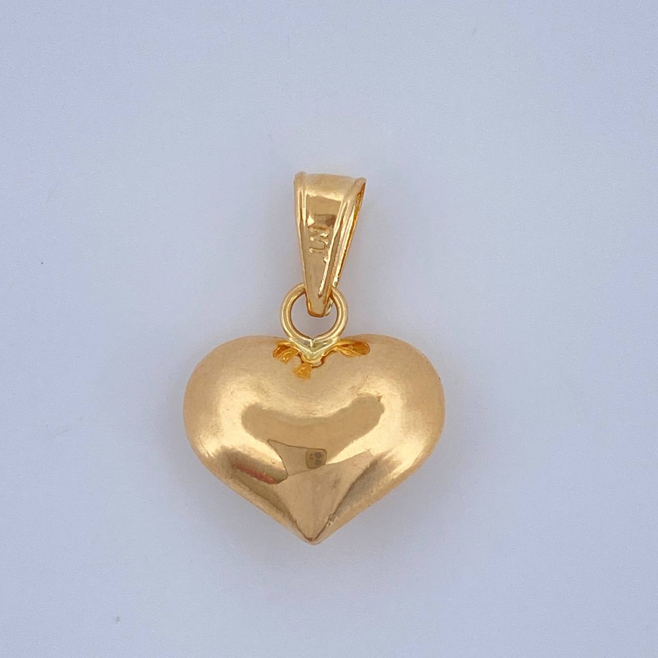 Dije Corazon 1.3gr / 2.3cm / Oro Amarillo 18K % Dije Corazon 1.3gr / 2.3cm / Oro Amarillo 18K %