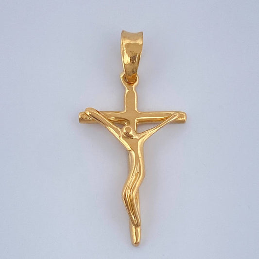 Dije Cruz Cristo 1.1gr / 2.8cm / Oro Amarillo 18K &