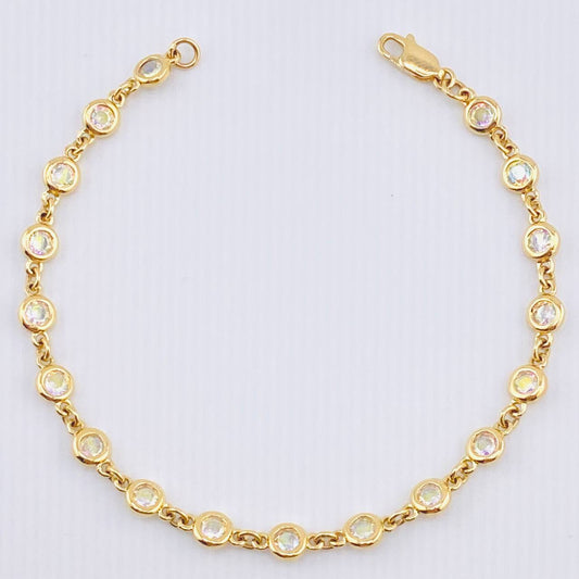 Pulso Burbujas 6.5gr / 18cm / 4.8mm Oro Amarillo Nac.Esp. 18K ©