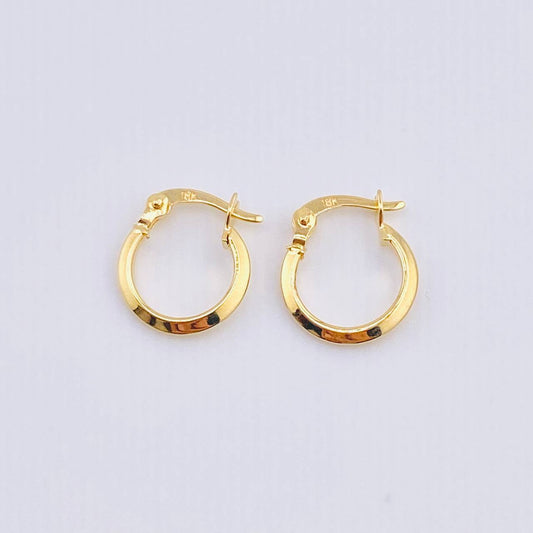 Candongas Clau 1.2 g / 2.6 cm Oro Amarillo 18K