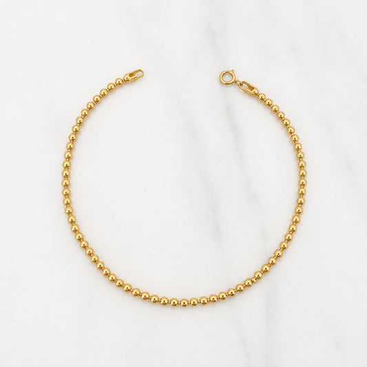 Pulso Militar 4.5g / 20cm / 2.14mm Oro Amarillo 18K