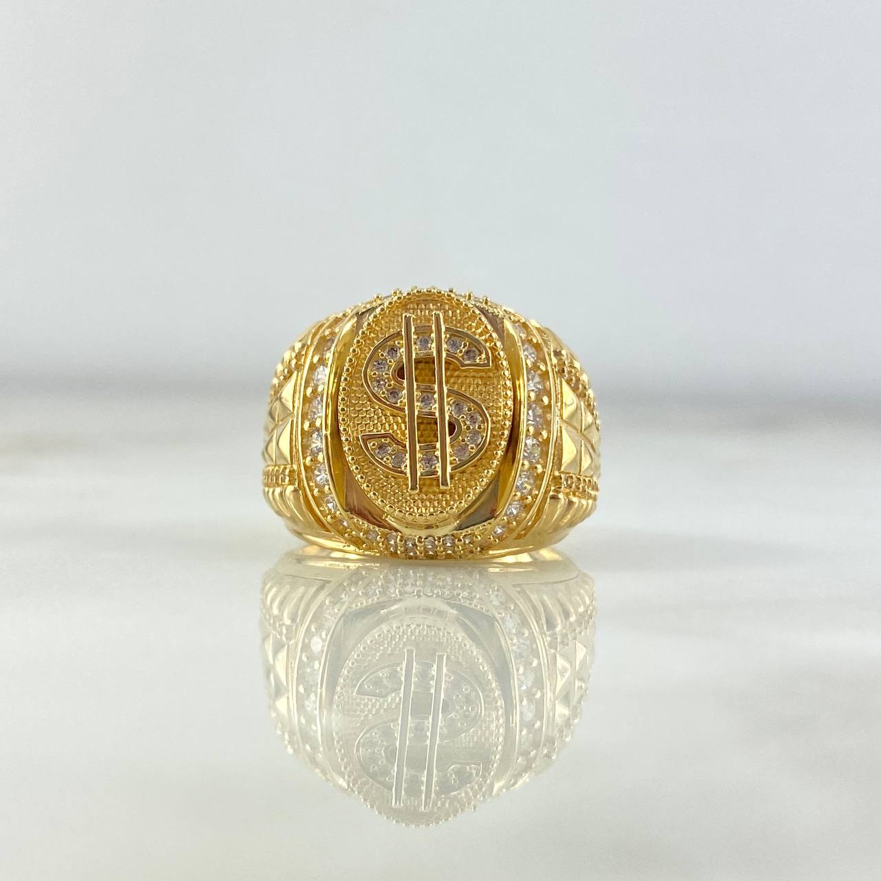 Anillo Signo Peso 10,95gr, Talla T9, Oro 18K Nacional – Napoleone Joyas CO, image size:1280x1280
