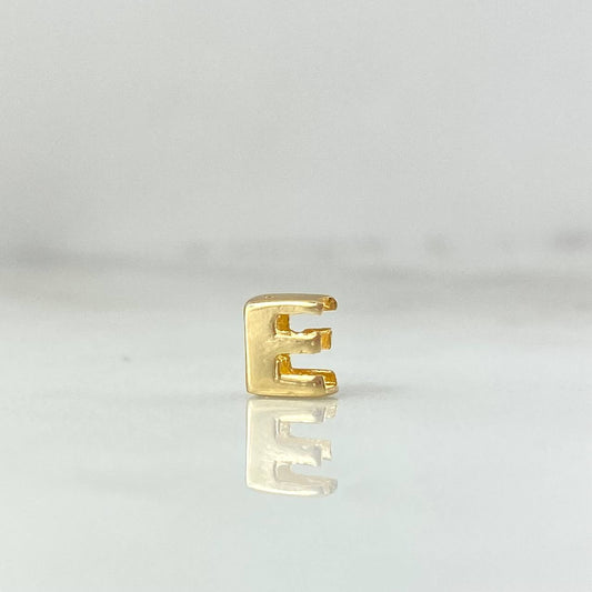 Herraje Letra E 0.3gr / 0.5cm / Oro 18K ©